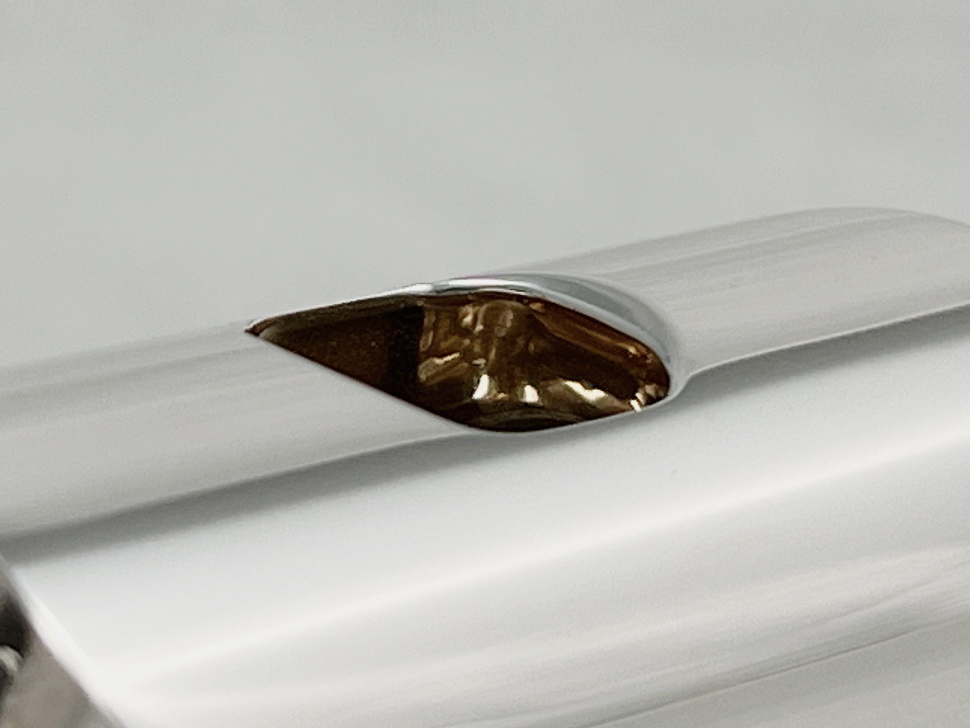 Headjoint - McKenna Sterling silver with 14k Gold riser and Mother of Pearl Button (Demo Sale)