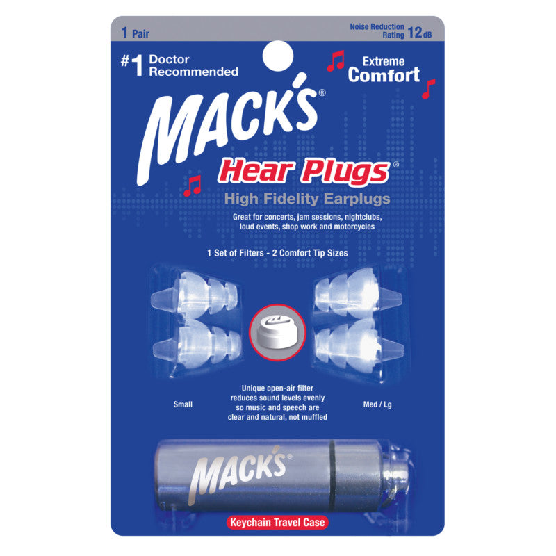 Mack's High Fidelity Hear Plugs