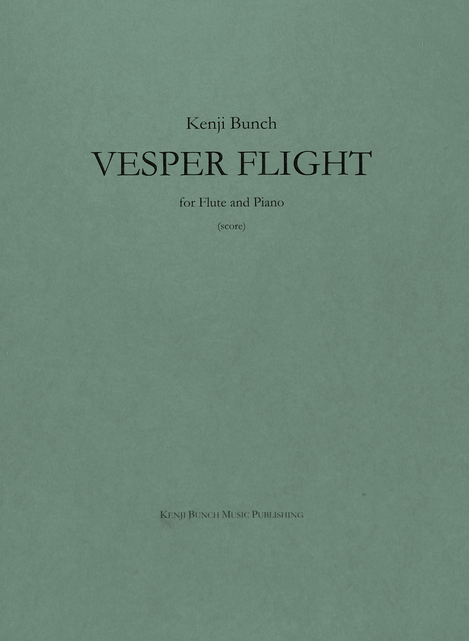Bunch, K :: Vesper Flight