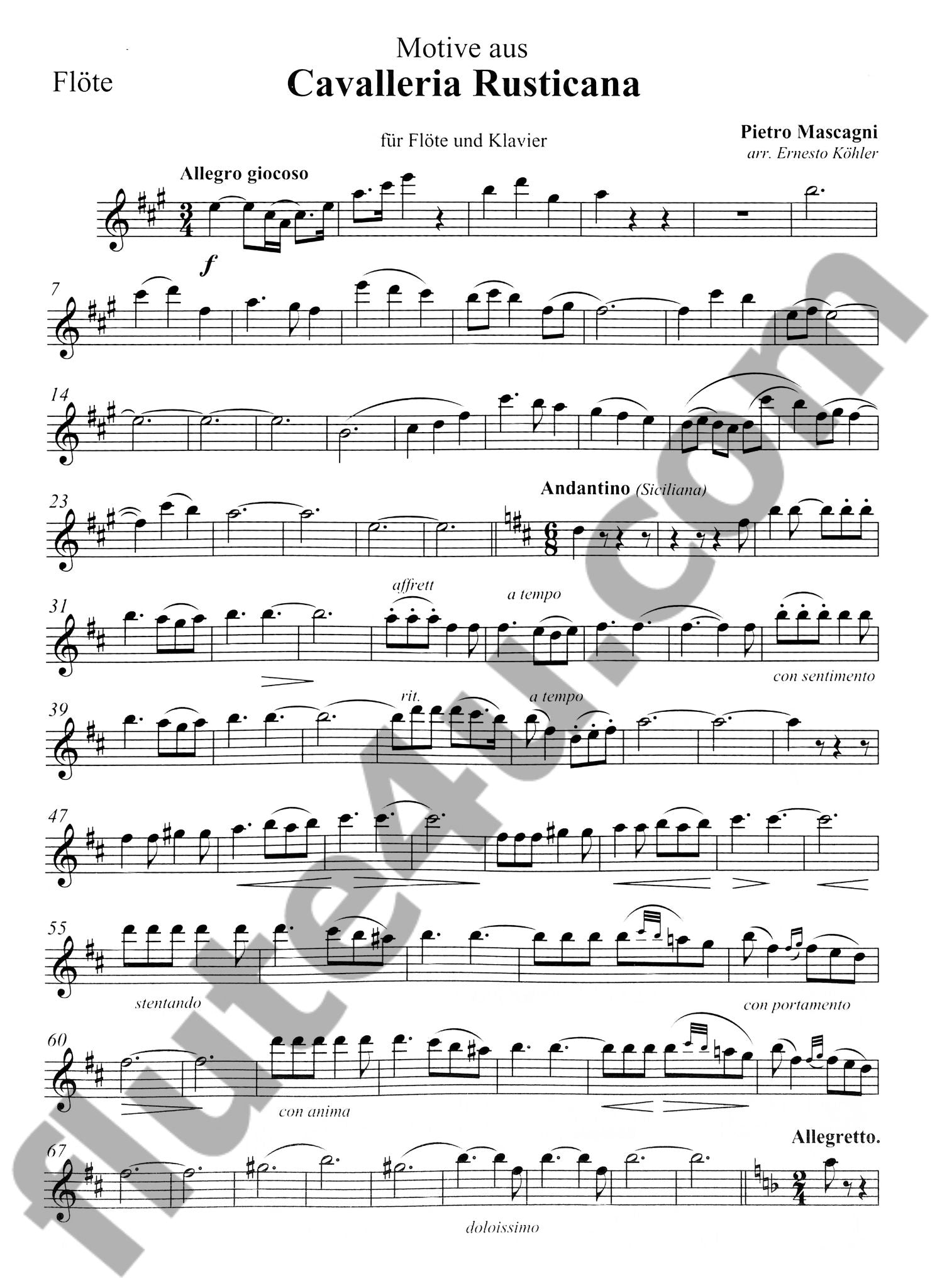 Mascagni, P :: Cavalleria Rusticana