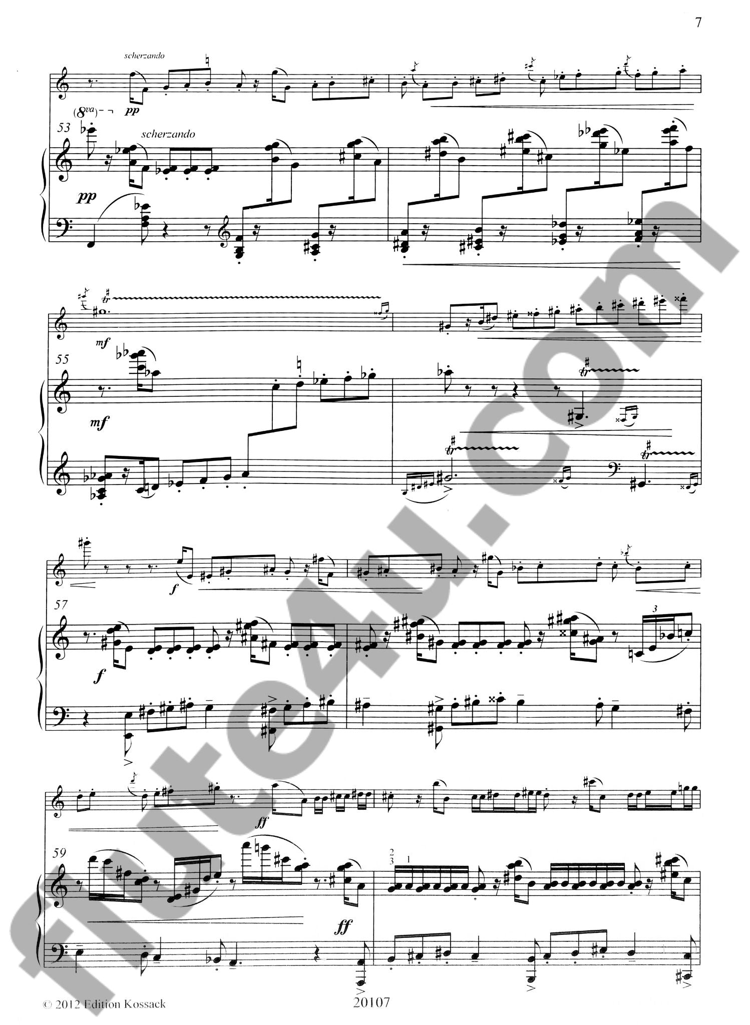 Schmitt, F :: Scherzo-Pastorale, op. 17