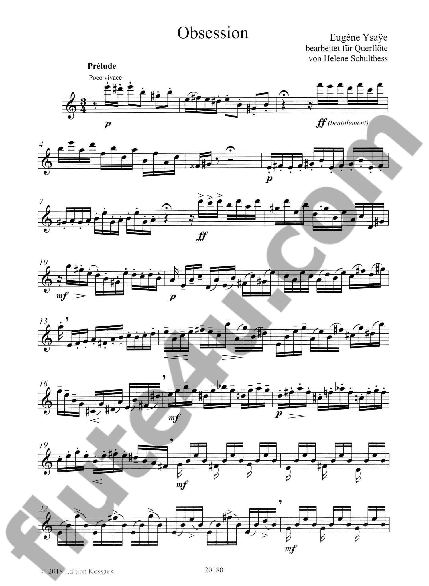 Ysaye, E :: Obsession