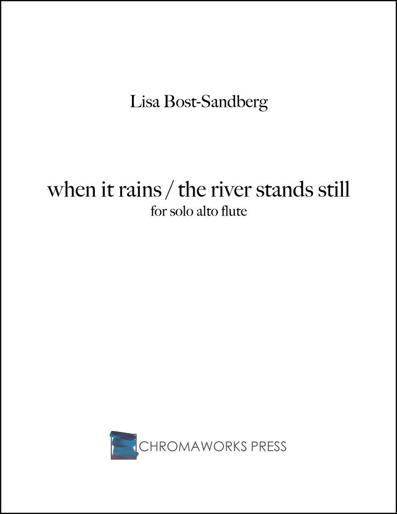 Bost-Sandberg, L :: when it rains / the river stands still