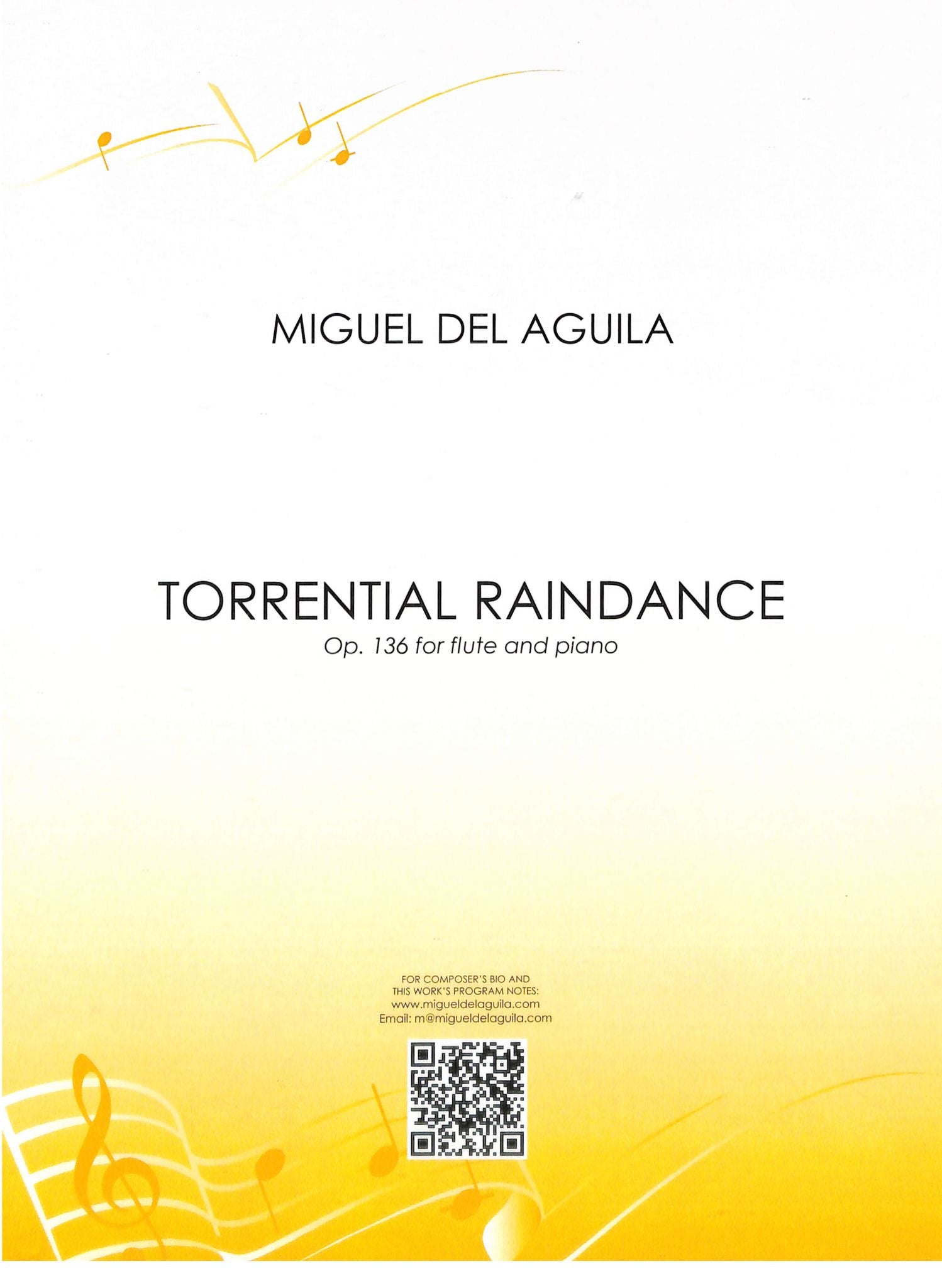 del Aguila, M :: Torrential Raindance, op. 136