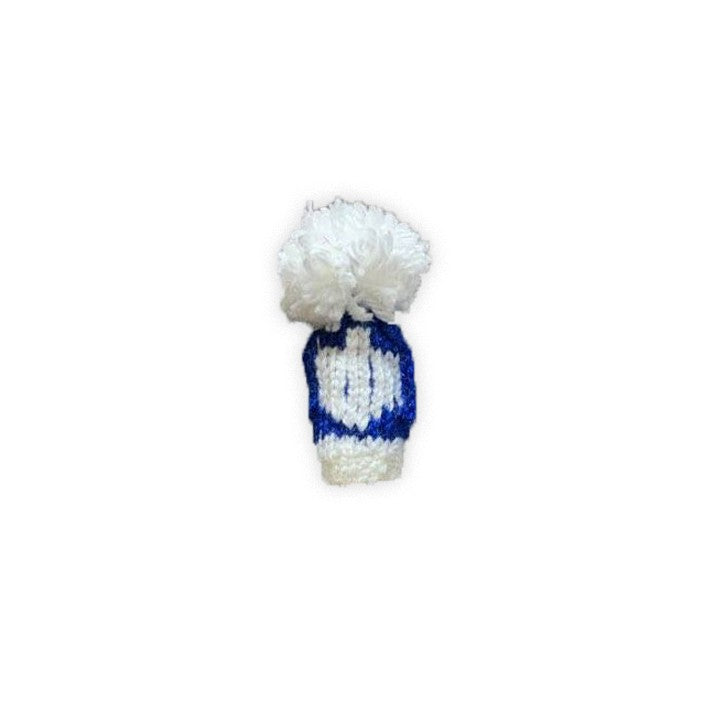 White DreidelFlute Hat for C Flute