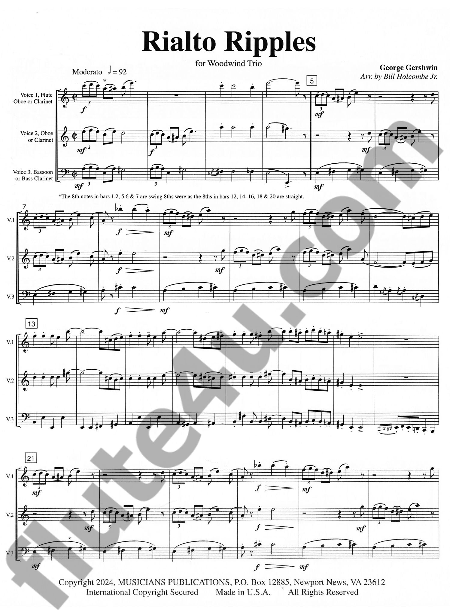 Gershwin, G :: Rialto Ripples