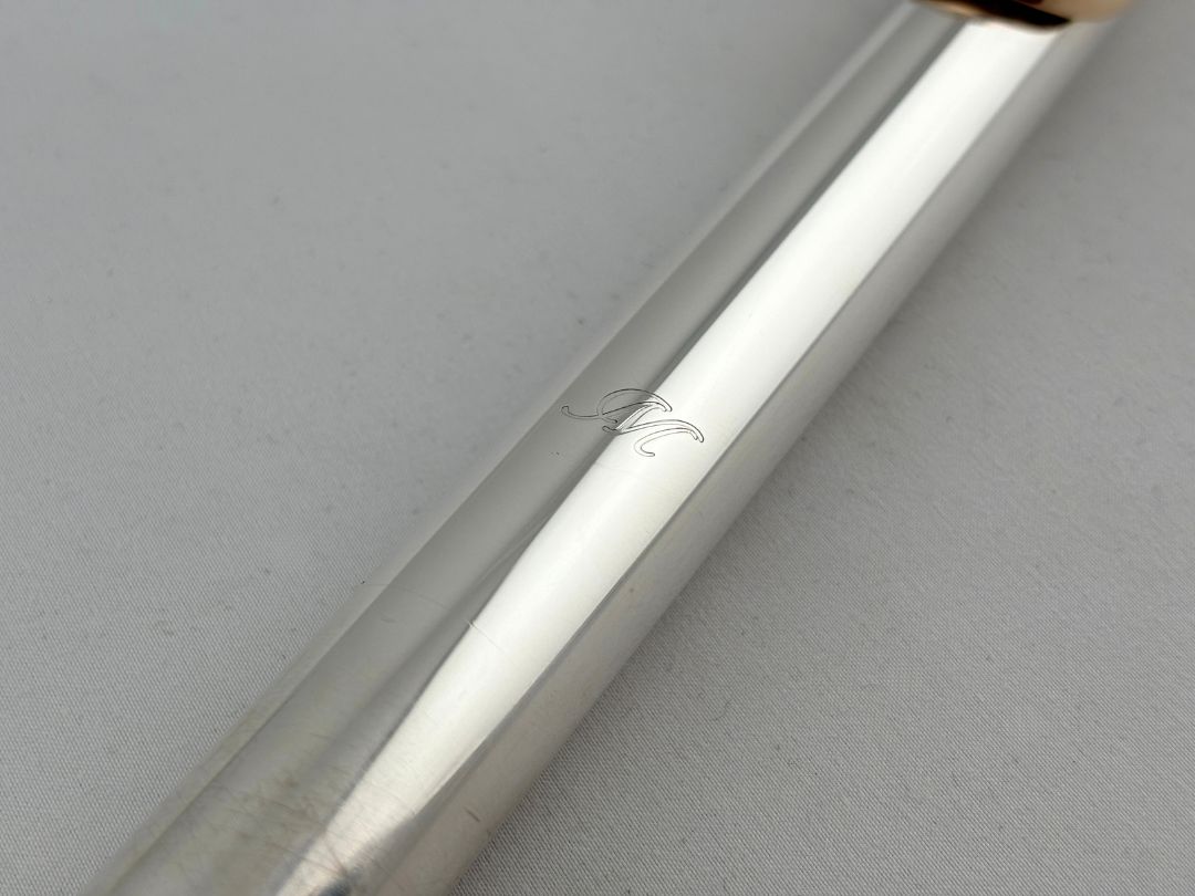Headjoint - Miyazawa .958 Silver MZ11, w/ 9K Lip Plate, & 14k Gold Riser #F102 (Demo Sale)