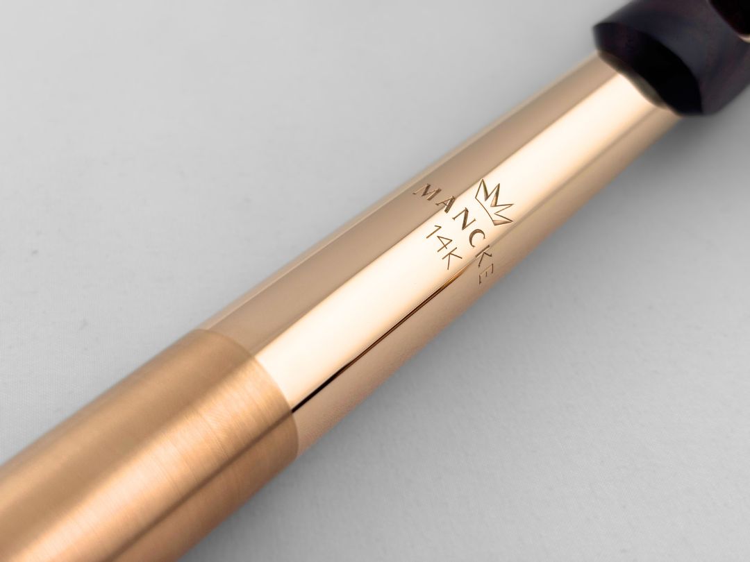 Mancke Flute Headjoint - 14k Gold / Cocuswood Lip Plate and Riser