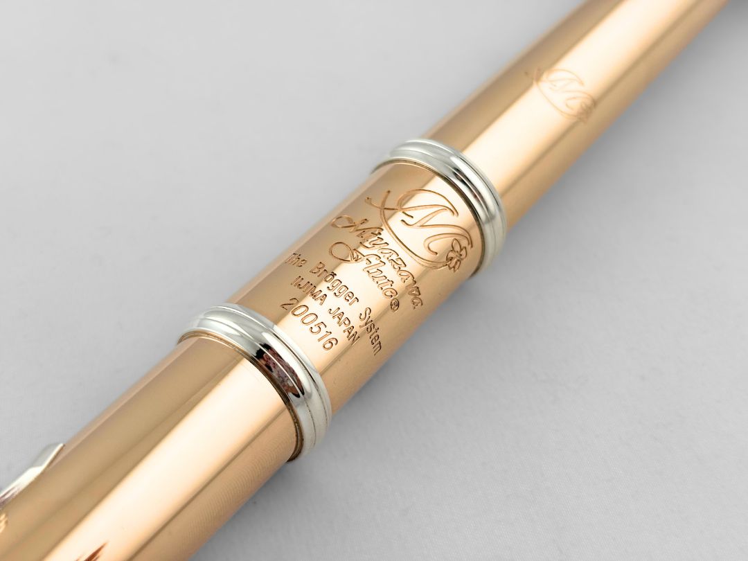 Miyazawa Flute Cresta 14k Gold with Sterling Silver Mechanism (New) - Priced on Request