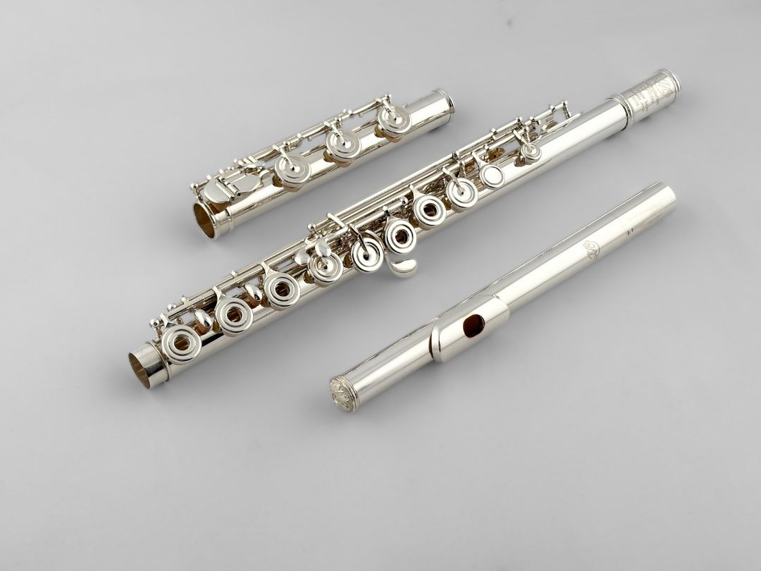 Miyazawa Flute Cresta B 958 Silver w/ 14k Toneholes (New)