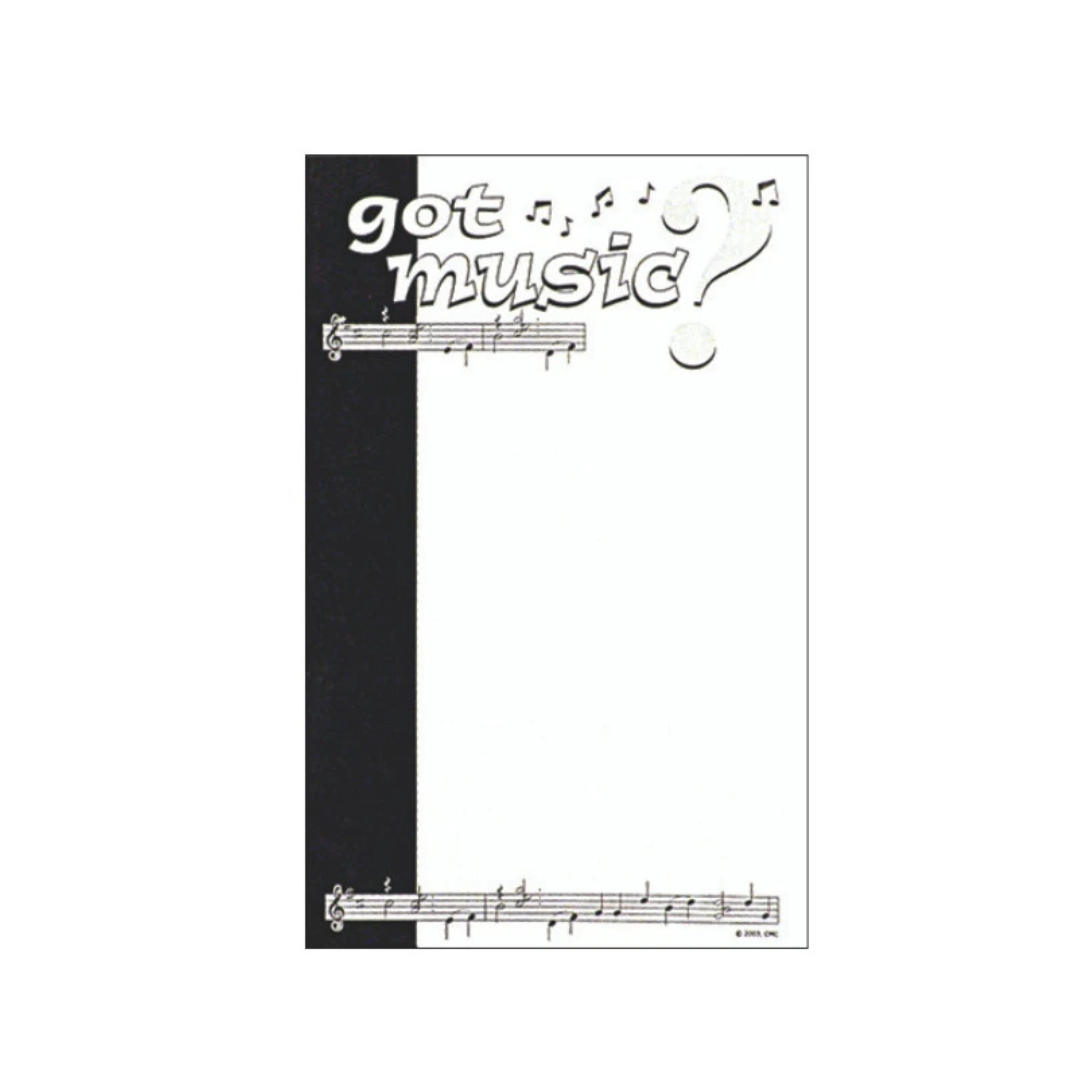 Note Pad - Got Music?