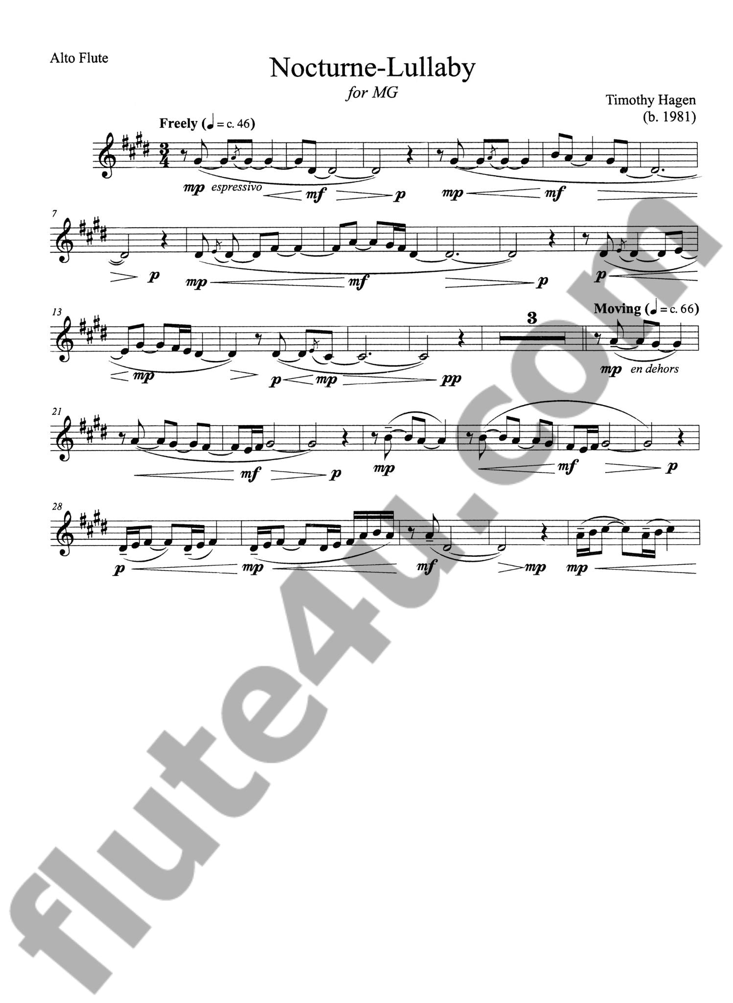 Hagen, T :: Nocturne-Lullaby