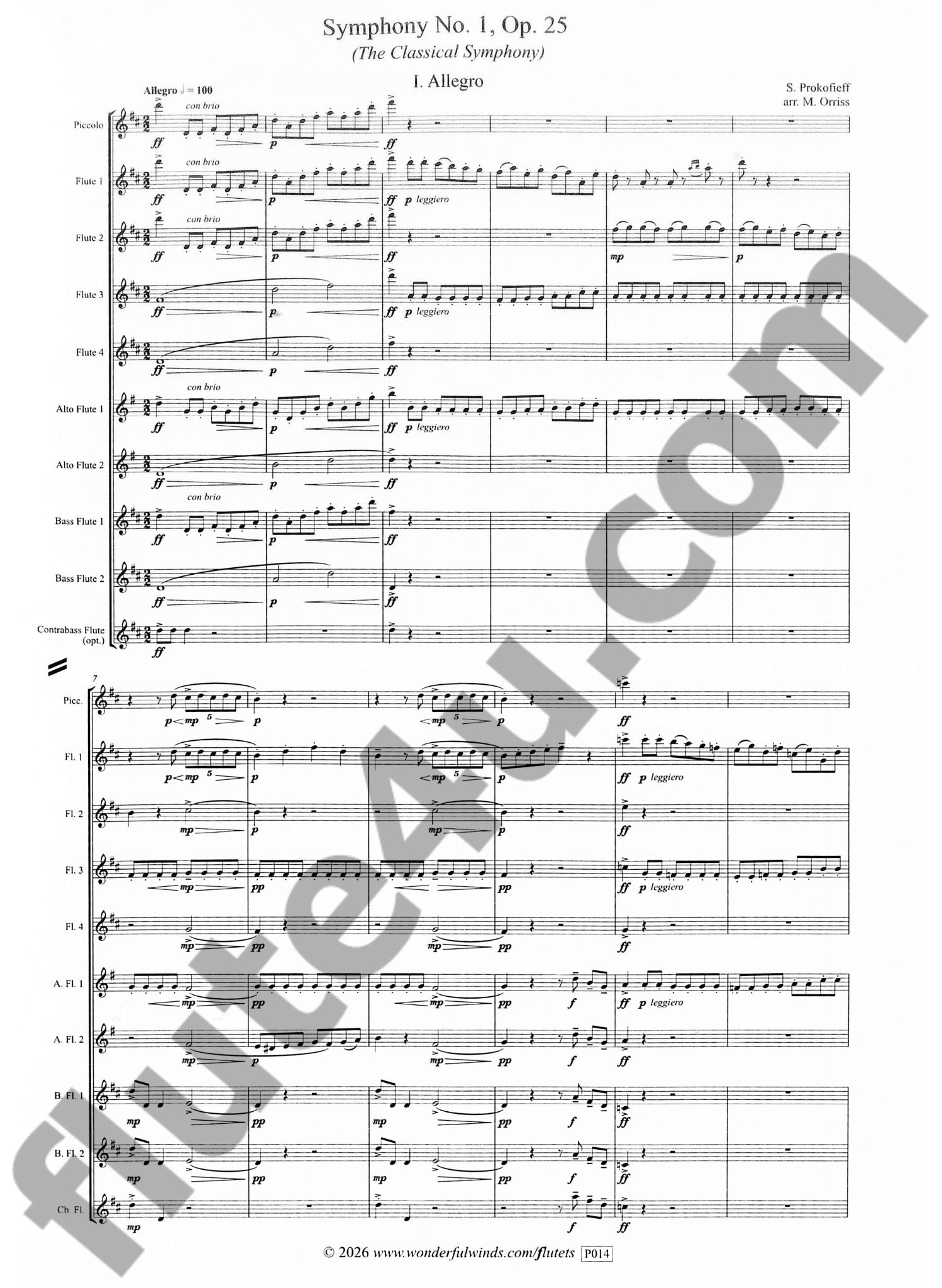 Prokofiev, S :: Symphony No. 1, Op. 25 (The Classical Symphony)