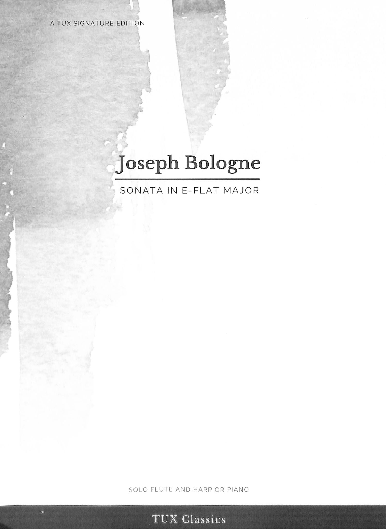 Bologne, J :: Sonata in E-Flat Major