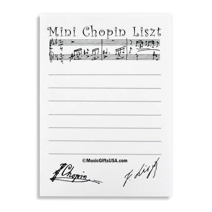 Note Pad - Mini Chopin Liszt Post-It