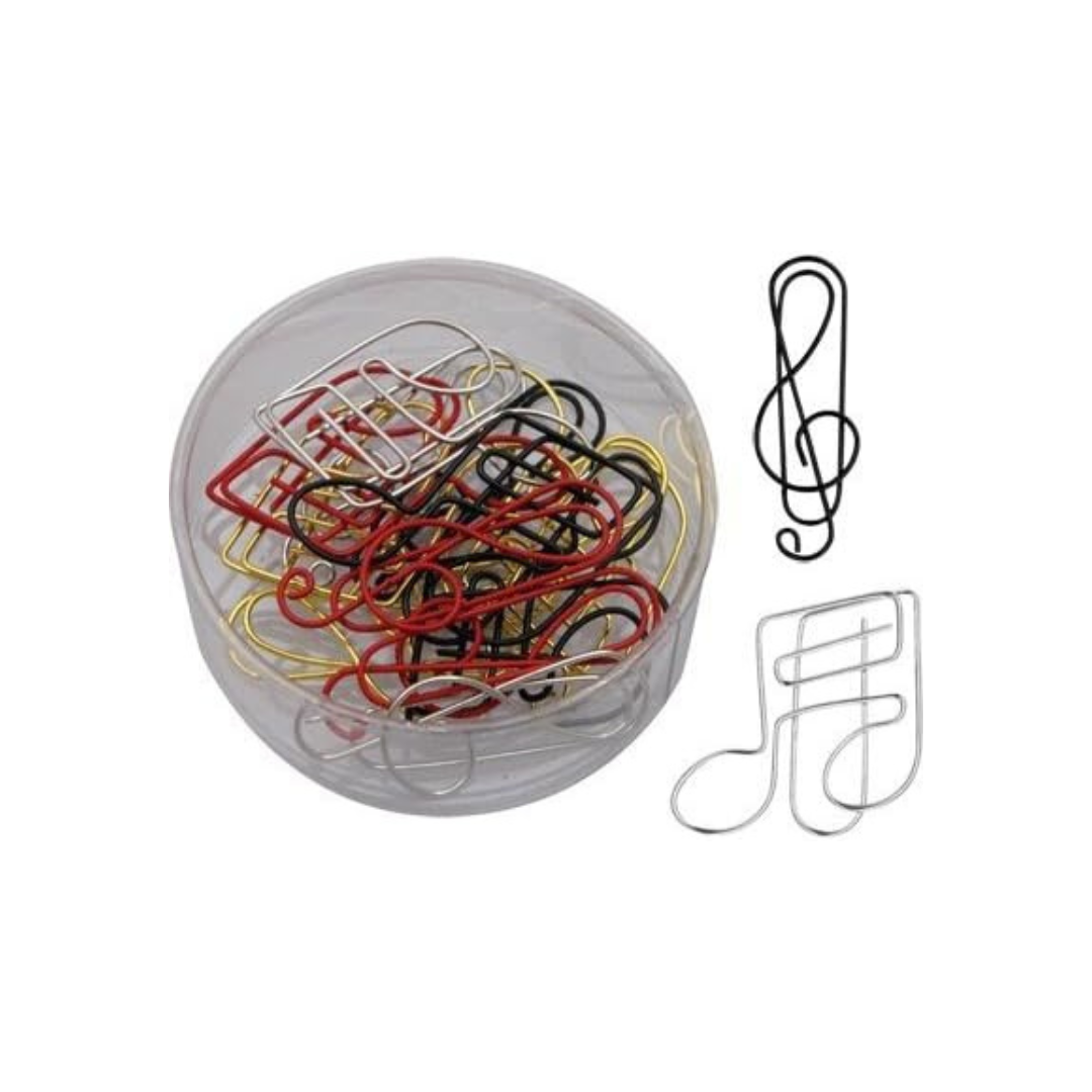 Paper Clips - G Clef and Notes