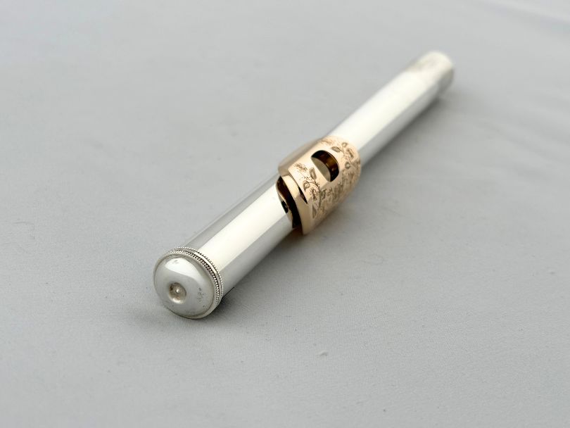 Headjoint - Miyazawa Sterling silver MZ-7 with 9k Gold Lip Plate and 14k Gold Riser (Pre-Owned)