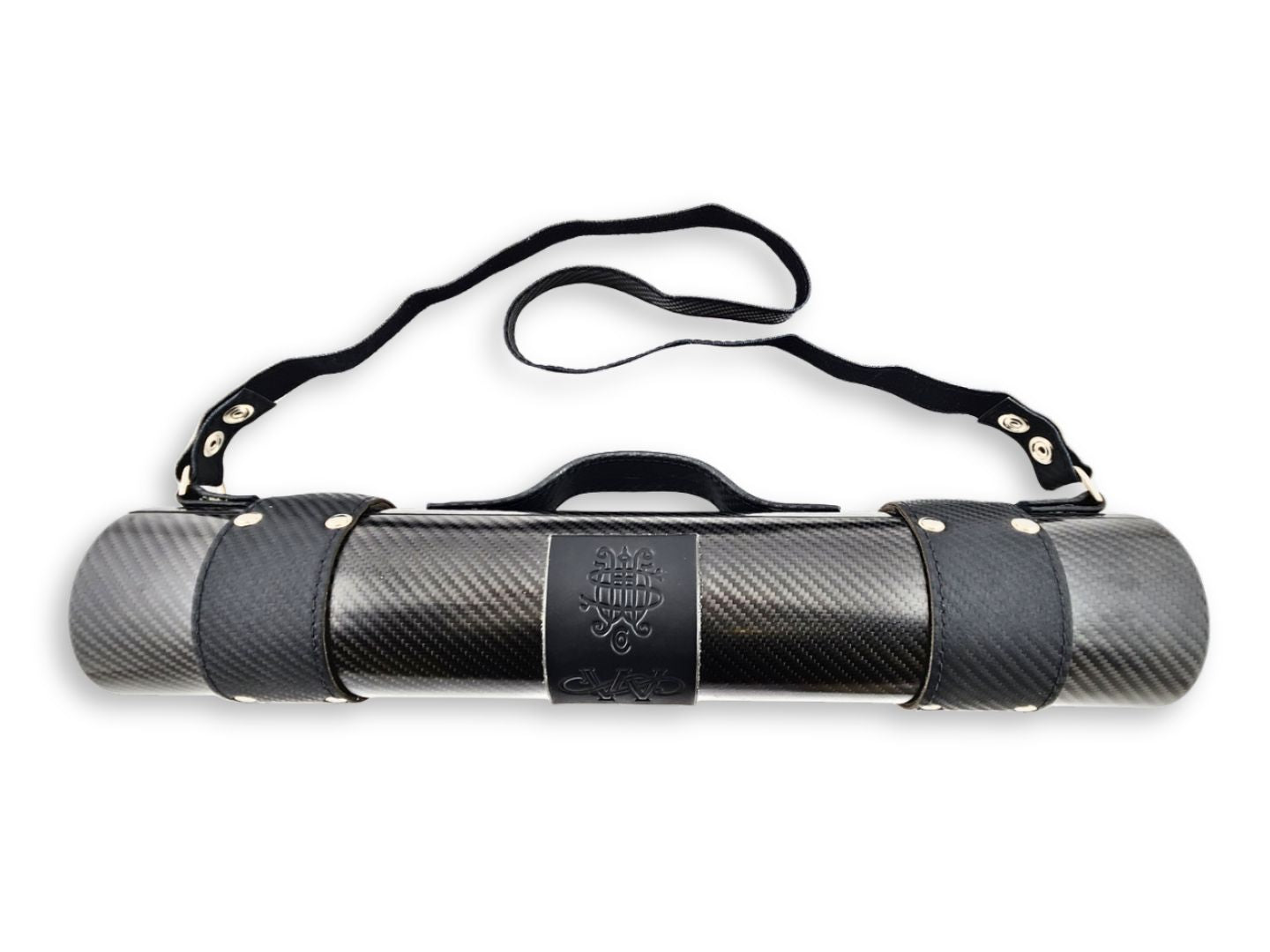 Wiseman Black Carbon Fiber Flute & Piccolo Combo Case - Haynes Logo