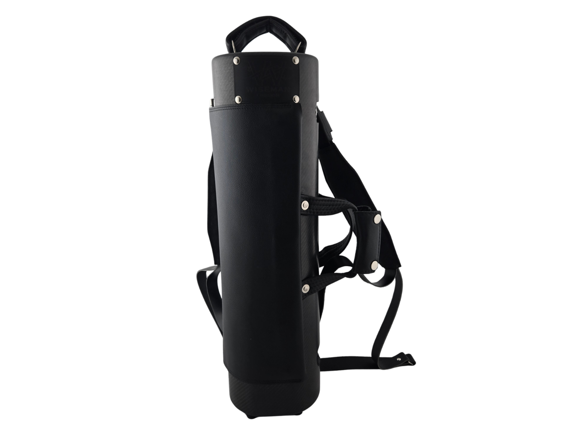 Wiseman Carbon Fiber Triple Case - C Flute, Piccolo, Straight Head Alto