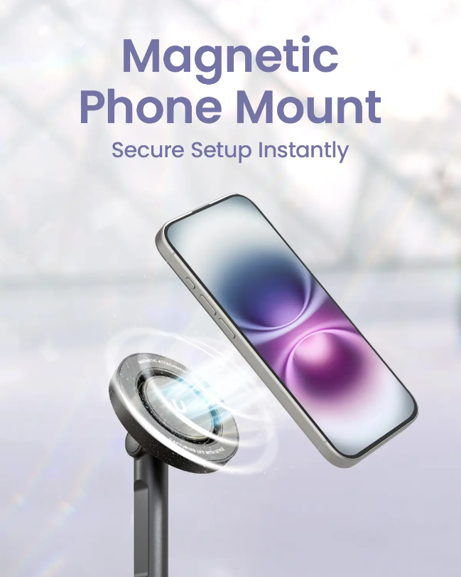 KraftGeek JustTap Magnetic Phone Tripod