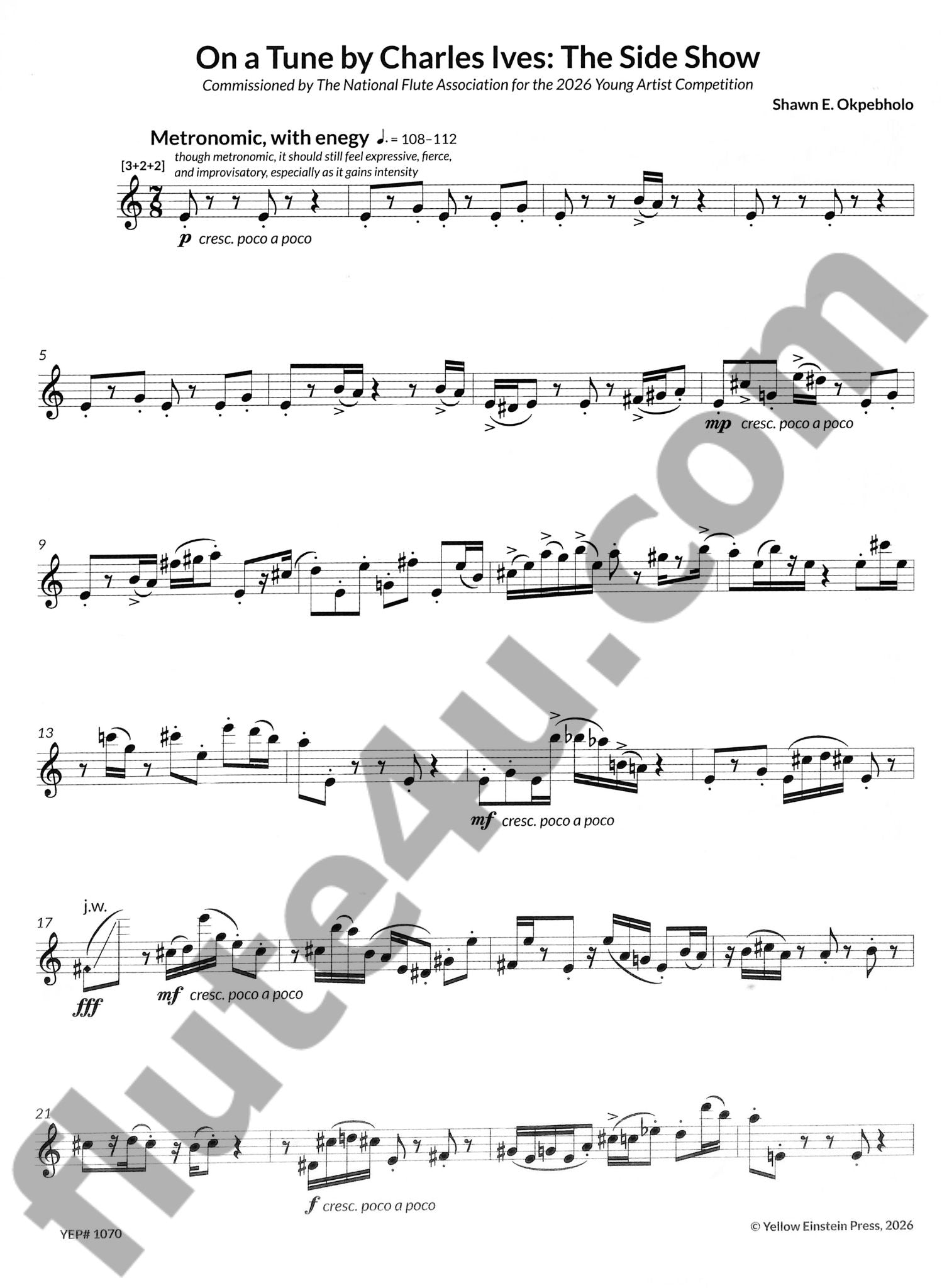 Okpebholo, SE :: On a Tune by Charles Ives: The Side Show