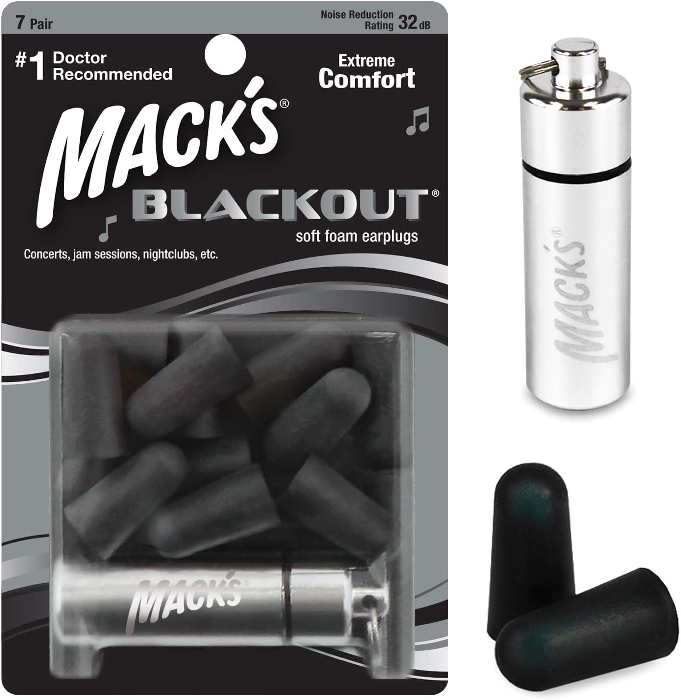 Mack's Blackout Foam Ear Plugs