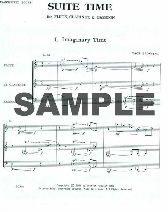 Browning, Z :: Suite Time