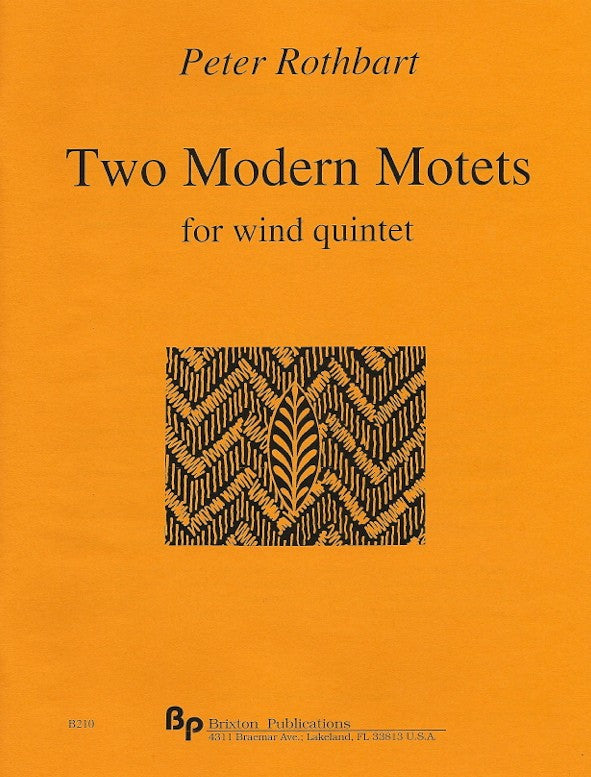 Rothbart, P :: Two Modern Motets