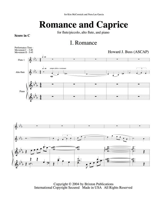 Buss, HJ :: Romance and Caprice