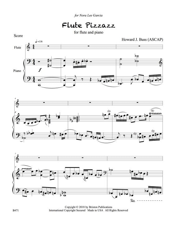 Buss, HJ :: Flute Pizzazz