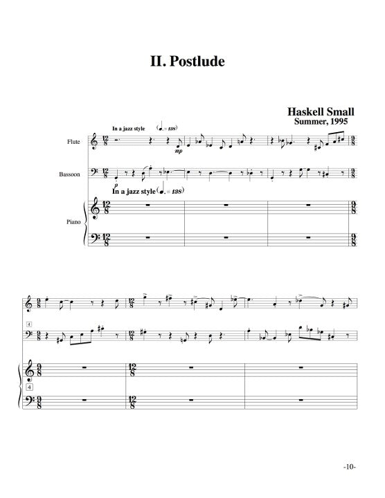 Small, H :: Fugue and Postlude