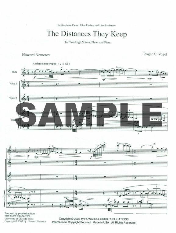 Vogel, RC :: The Distances They Keep