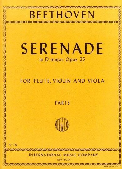Beethoven, L :: Serenade in D major, op. 25
