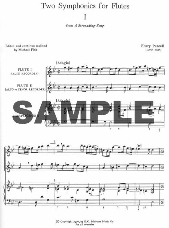 Purcell, H :: Two Symphonies