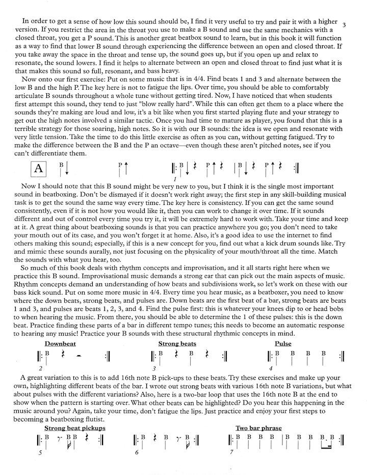 Pattillo, G :: Beatbox Flute Method Book