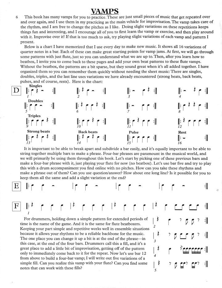 Pattillo, G :: Beatbox Flute Method Book