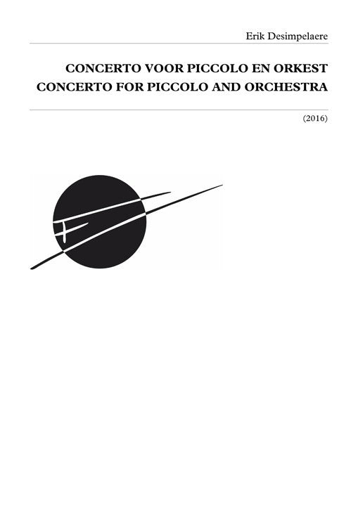 Desimpelaere, E :: Concerto for Piccolo and Orchestra