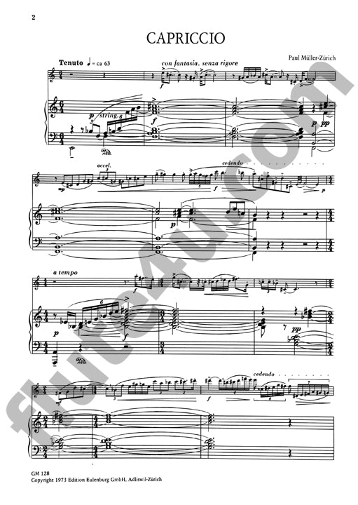 Muller-Zurich, P :: Capriccio