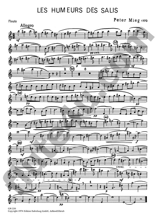 Mieg, P :: Les Humeurs des Salis