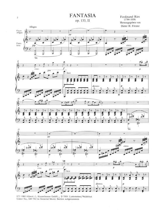 Ries, F :: Fantasia op. 113/2