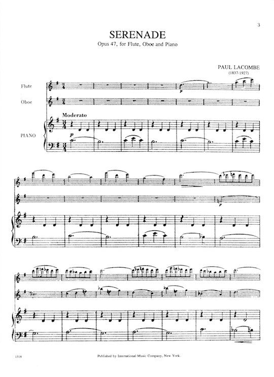 Lacombe, P :: Serenade