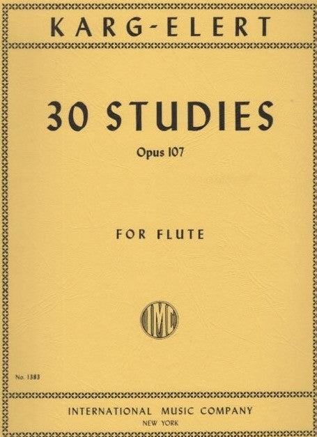 Karg-Elert, S :: 30 Studies op. 107