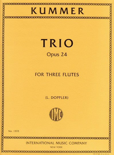 Kummer, K :: Trio in G major, op. 24