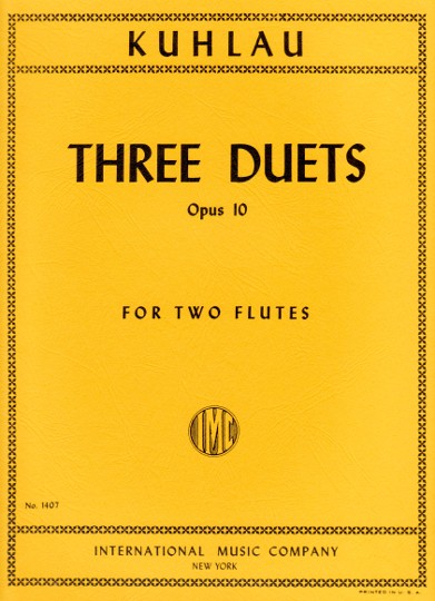 Kuhlau, F :: Three Duets op. 10