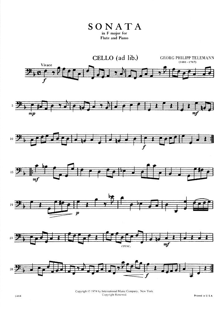 Telemann, GP :: Sonata in F major