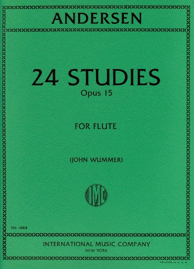 Andersen, J :: 24 Studies op. 15