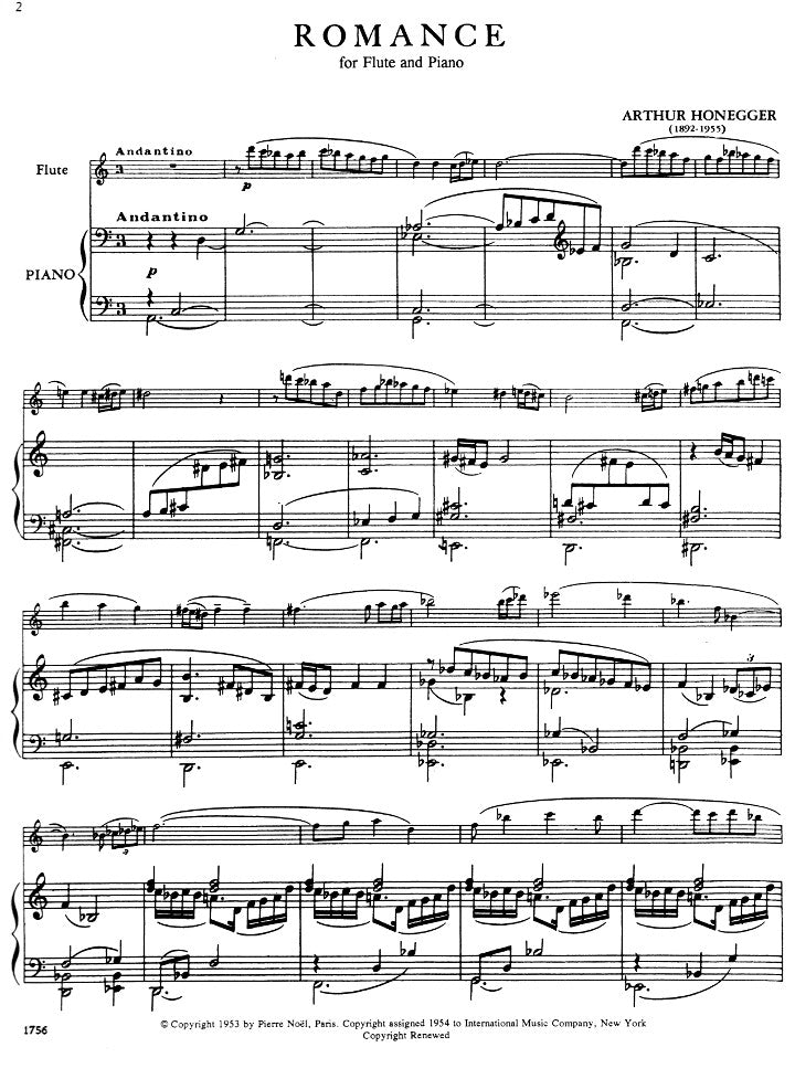 Honegger, A :: Romance