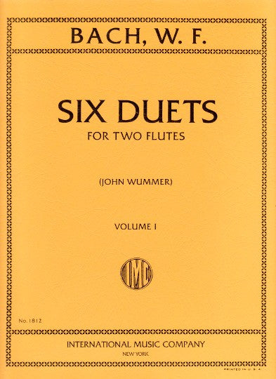 Bach, WF :: Six Duets Volume I