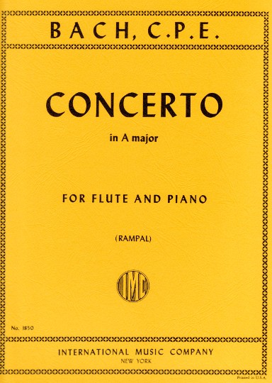 Bach, CPE :: Concerto in A major