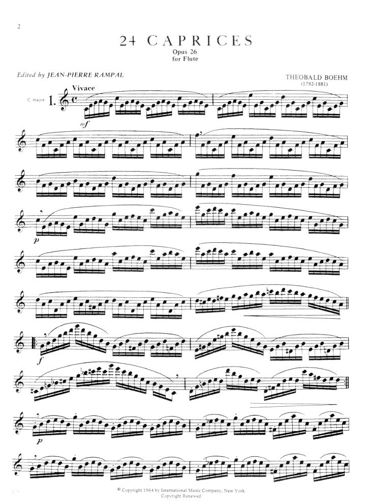 Boehm, T :: 24 Studies op. 26